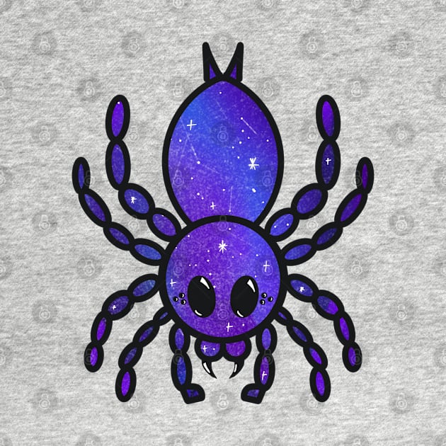 Colorful Cartoon Tarantula (Night Sky) by IgorAndMore